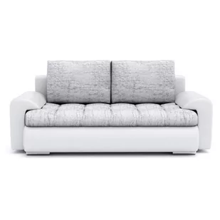 Sofa dwuosobowa, Tokio VIII, 160x90x75 cm, biel, szary - Sofy i kanapy - miniaturka - grafika 1