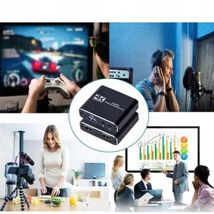 Grabber Rejestrator Obrazu PC HDMI 4K USB 3.0 OBS - Inne akcesoria audio-wideo - miniaturka - grafika 1