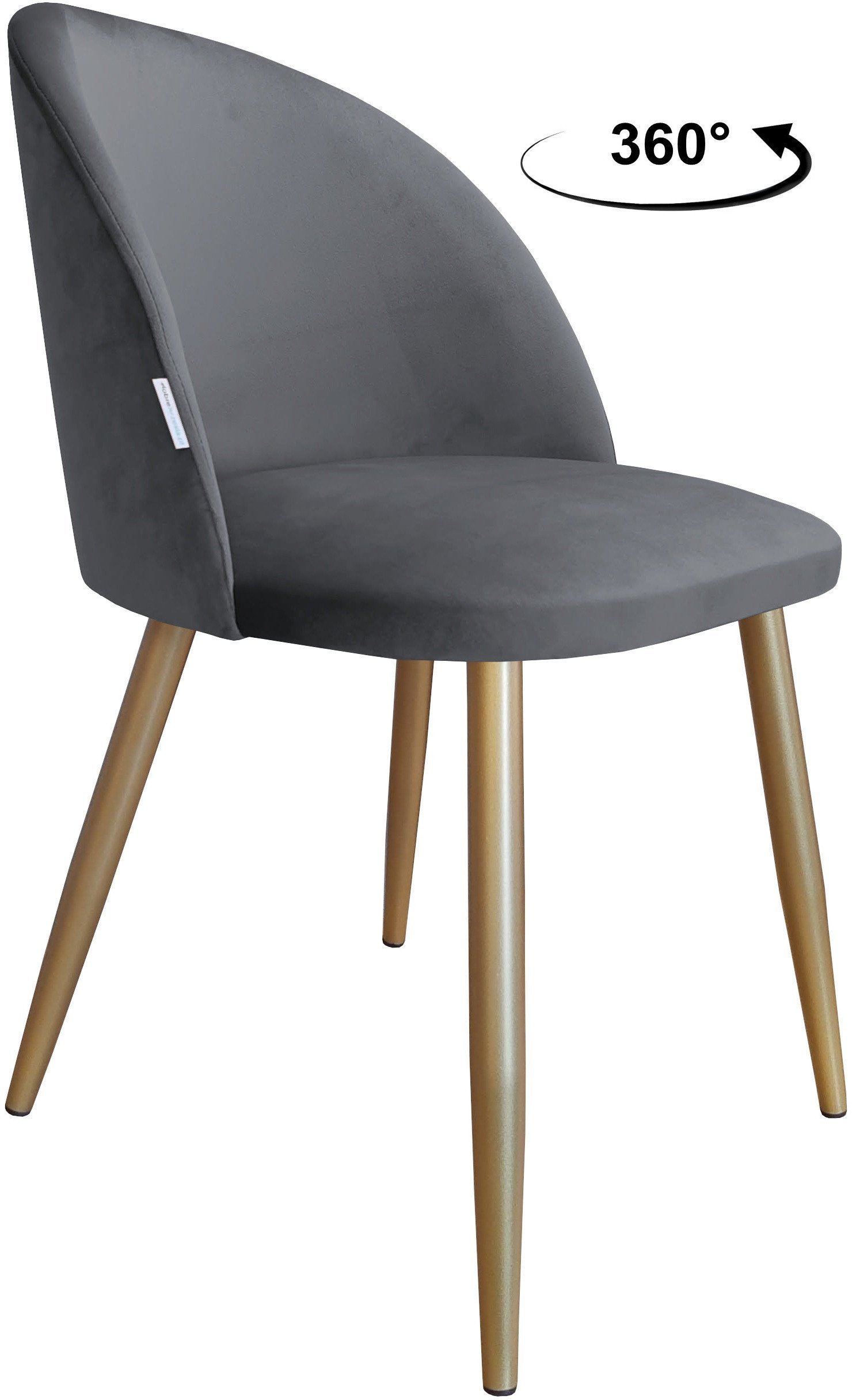 Krzesło obrotowe Colin podstawa złota BL14