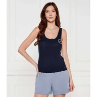 Koszulki i topy damskie - Tommy Hilfiger Top Slim Fit - miniaturka - grafika 1