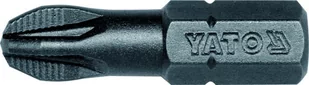 YATO Końcówki wkrętakowe 1/4x25 mm, pz3, 50 szt YT-7812 - Akcesoria do elektronarzędzi - miniaturka - grafika 4