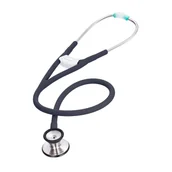 Urządzenia medyczne - DR FAMULUS Dr Famulus stetoskop następnej generacji DR530 light grey Stetoskop kardiologiczny podwójne światło przewodu TOW016818 - miniaturka - grafika 1