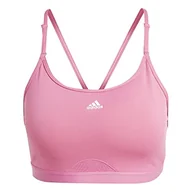 Biustonosze - adidas Damski biustonosz treningowy - Light Support Aeroreact Ls P, Preloved Fuksja, HS2980, MAC - miniaturka - grafika 1