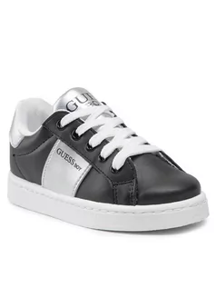 Buty dla dziewczynek - Guess Sneakersy FILUC8 ELE12 Czarny - grafika 1