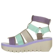 Sandały damskie - Fly London Sandały damskie Yufi032fly, Szary wielokolorowy, 36 EU - miniaturka - grafika 1