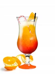 Komplet Kieliszek Koktajlowy Do Drinków 420ml Pomarańczowy 6 Szt. - Kieliszki - miniaturka - grafika 1