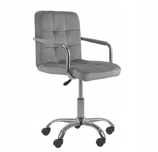 Fotel biurowy, krzesło biurowe Fotel obrotowy komputerowy LUNA regulowany velvet pikowane oparcie - Fotele i krzesła biurowe - miniaturka - grafika 1