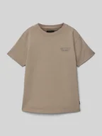 Koszulki dla chłopców - T-shirt z nadrukiem z napisem z tyłu model ‘CENTRAL’ - miniaturka - grafika 1