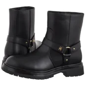 Botki damskie - Botki Bootie Black T3A5-34021-1355999 (TH1389-a) Tommy Hilfiger - miniaturka - grafika 1