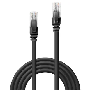 Lindy 48079 Kabel sieciowy skrętka) CAT6 U/UTP czarny 3m LY-48079 - Kable miedziane - miniaturka - grafika 2