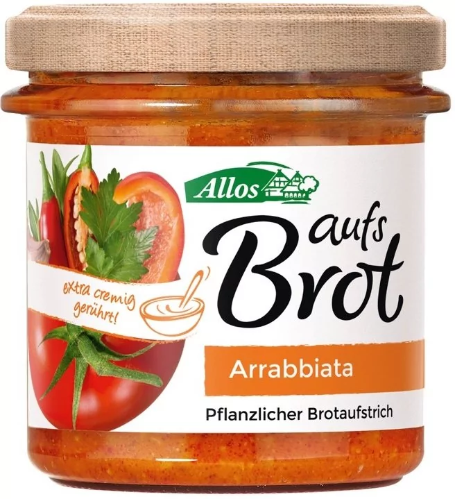 Allos PASTA KREMOWA ARRABBIATA BEZGLUTENOWA BIO 140 g -