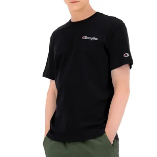 Champion Organic Cotton Blend Small Script Logo > 216480-KK001 - Koszulki sportowe męskie - miniaturka - grafika 1
