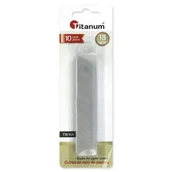 Nożyki biurowe - Titanum, Ostrza do noży do papieru 18mm 10szt., T18-10A - miniaturka - grafika 1