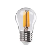 Żarówki LED - Żarówka LED FILAMENT E27 3.8W kulka przezroczysta Ciepła biel 2700K 806lm Kanlux - miniaturka - grafika 1