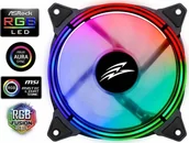 Wentylatory komputerowe - Wentylator Evolveo EVOLVEO 12RS ventilátor 120mm, ARGB ring, slave RGBFAN12RS - miniaturka - grafika 1