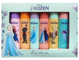 Balsam Pomadka Ochronna Do Ust Dla Dzieci Frozen Kraina Lodu Zestaw 6szt. - Kosmetyki kąpielowe dla dzieci - miniaturka - grafika 1
