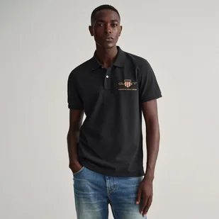 ARCHIVE SHIELD SS PIQUE - Koszulki męskie - miniaturka - grafika 1