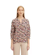 Bluzki damskie - TOM TAILOR Damski bluzka ze wzorem 1032576, 30197 - Beige Small Floral Design, 40 - miniaturka - grafika 1