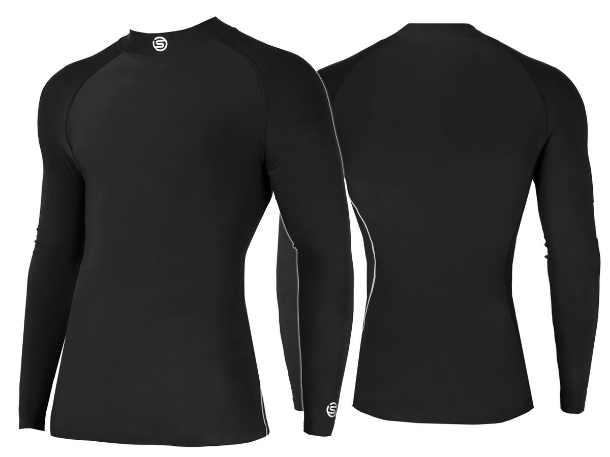 Bielizna Termoaktywna Męska Bluza Koszulka TSMLF100 SKINS Czarna L