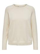 Swetry damskie - ONLY Damski sweter z dzianiny, jednokolorowy, Whitecap Gray/Detail:w. Melange, 3XL - miniaturka - grafika 1
