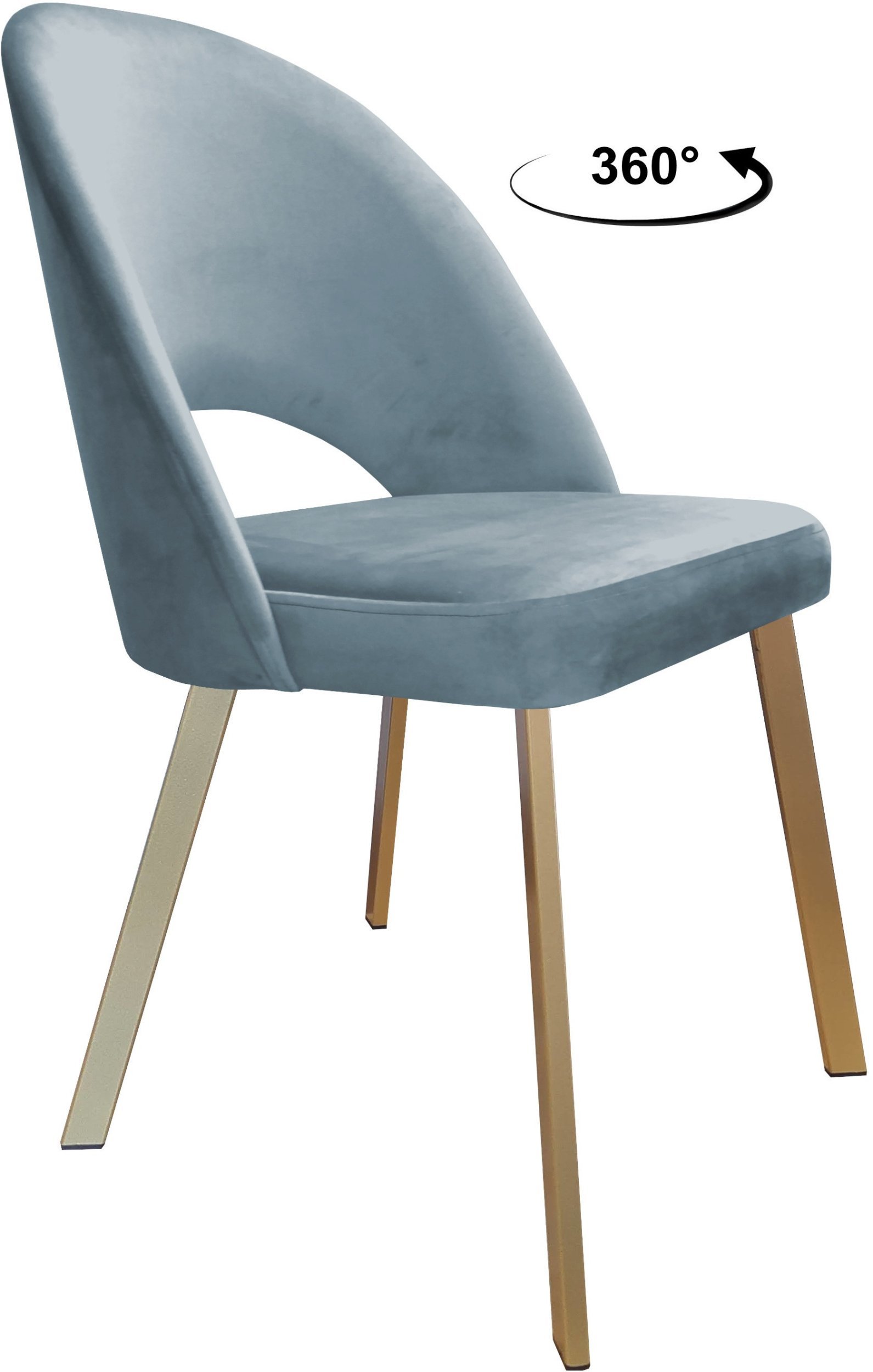 Krzesło obrotowe Polo podstawa Profil złota BL06