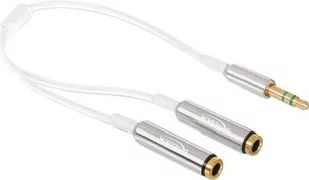 Delock Impakt ADAPTER JACK STEREO MINI(M) 3,5MM 3-PIN->JACK STEREO MINI(F) 3-PIN X2 BIAŁY 25CM - Złącza, przejściówki, adaptery - miniaturka - grafika 4