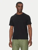 Koszulki męskie - Champion T-Shirt 220761 Czarny Loose Fit - miniaturka - grafika 1