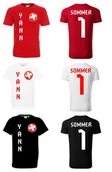 Koszulki sportowe męskie - Koszulka Szwajcaria Yann SOMMER 1 jr - miniaturka - grafika 1