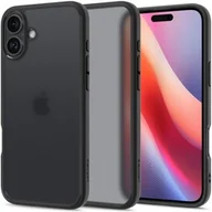 Etui i futerały do telefonów - Spigen Etui Ultra Hybrid do iPhone 16 Plus, półprzezroczysto-czarne - miniaturka - grafika 1