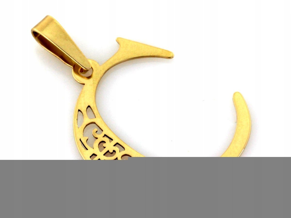 Elegancka złota 585 zawieszka literka C ażurowa 0.80g żółte złoto prezent