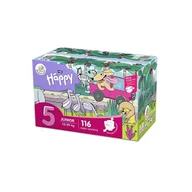 Pieluchy - Bella TZMO S.A. Pieluszki Baby Happy New Flexi Fit Junior BOX 116 szt. BB-054-JU02-021 - miniaturka - grafika 1