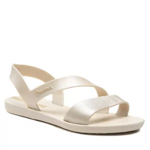 Sandały Ipanema - Vibe Sandal Fem 82429 Beige AJ080 - Sandały damskie - miniaturka - grafika 1