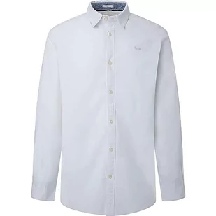Pepe Jeans Koszula męska Coventry, Biały (biały), L - Koszule męskie - miniaturka - grafika 1