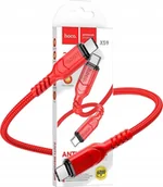 Kable USB - Kabel USB Hoco KABELPRZEWÓD Typ C do Typ C Fast Quick Charge 60 Wat, 3A| 2M Oplot - miniaturka - grafika 1