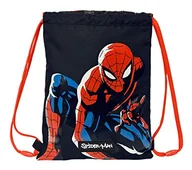 Plecaki - SPIDERMAN Hero plecak z płaskim plecakiem, idealny dla dzieci w różnym wieku, wygodny i wszechstronny, jakość i wytrzymałość, 26x34 cm, kolor czarny, czarny, Estándar, Casual - miniaturka - grafika 1