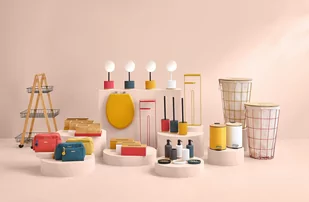 Pudełko na chusteczki Modern żółte - Pudła i pojemniki do przechowywania - miniaturka - grafika 3
