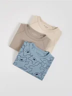 Bluzy i sweterki niemowlęce - Reserved - Longsleeve 3 pack - beżowy - miniaturka - grafika 1