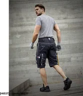 Spodnie sportowe męskie - Ardon ARDON URBAN szorty spodenki 65 % poliester, 35 % bawełna, canvas, ok. 270 g/m2 Tabiflex - stretch, 10 kieszeni na - czarny H6537 62 - miniaturka - grafika 1