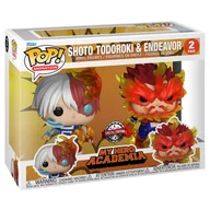 Figurki kolekcjonerskie - Funko POP!, figurka kolekcjonerska, Animation: My Hero Academia 2pk - Endeavor/Todoroki, Exclusive - miniaturka - grafika 1