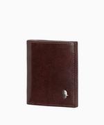 Portfele - PUCCINI Męski skórzany portfel w kolorze brązowym - miniaturka - grafika 1
