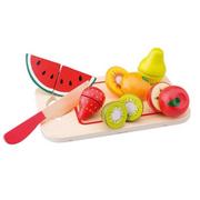 Zabawki AGD - NEW CLASSIC TOYS Drewniane owoce do krojenia 8 szt. - miniaturka - grafika 1