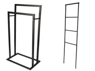 Wieszaki łazienkowe - LIVARNO home Stojak na ręczniki - miniaturka - grafika 1