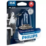 Żarówki samochodowe - Philips Philips Żarówka H4 Blue Vision Moto efekt Xenon 0362312 - miniaturka - grafika 1