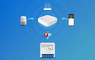 Inteligentny przełącznik dopuszkowy ZigBee Avatto LZWSM16-W1 Bez Neutralnego TUYA - Sterowniki i przekaźniki - miniaturka - grafika 2