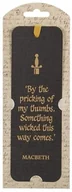 Zakładki do książek - Szekspir Zakładka papierowa - Makbet - miniaturka - grafika 1