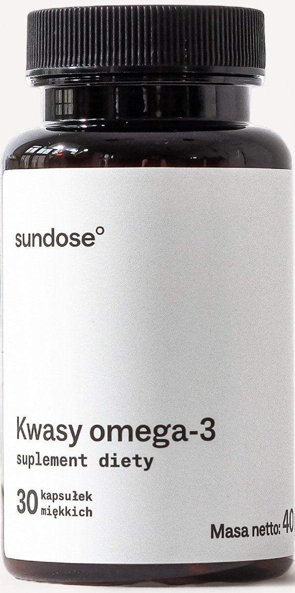 Sundose Kwasy Omega-3 Słoik, kapsułki miekkie 30 szt.