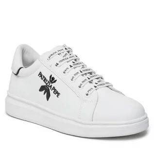 Buty dla dziewczynek - Sneakersy Patrizia Pepe PJ210.06 M Bianco/Nero - grafika 1