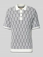 Koszulki męskie - Koszulka polo z imitacji dzianiny model ‘CODY’ - miniaturka - grafika 1