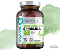 Suplementy naturalne - Ekologiczna SPIRULINA BIO Silver MyVita 100 kapsułek - miniaturka - grafika 1