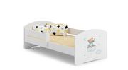 Łóżka dla dzieci i młodzieży - Łóżko dla dziecka, LUK, z barierką, z materacem, 140x70 cm - miniaturka - grafika 1